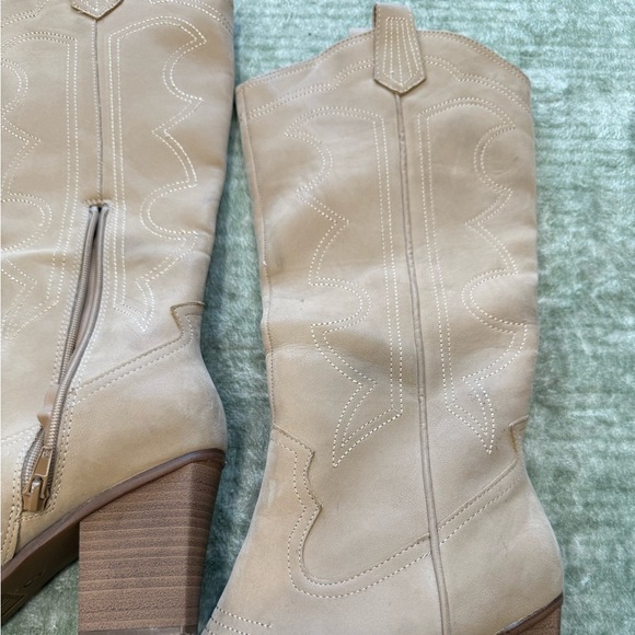 MIA Beige Natural Tex Western Boots - Picture 10 of 13